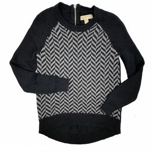 MICHAEL Michael Kors Raglan Sleeve Chevron‎ Sweater
